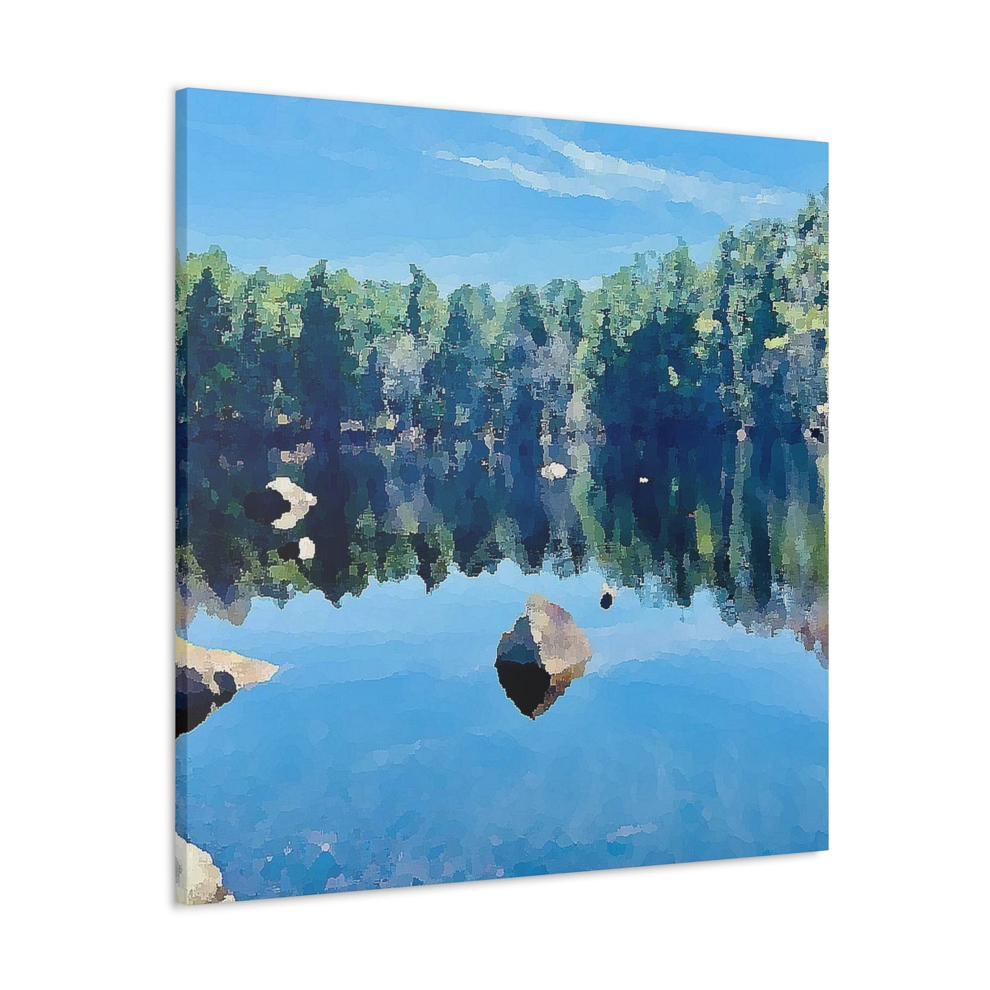 Canvas Gallery Wraps - Misty Lake Mistery