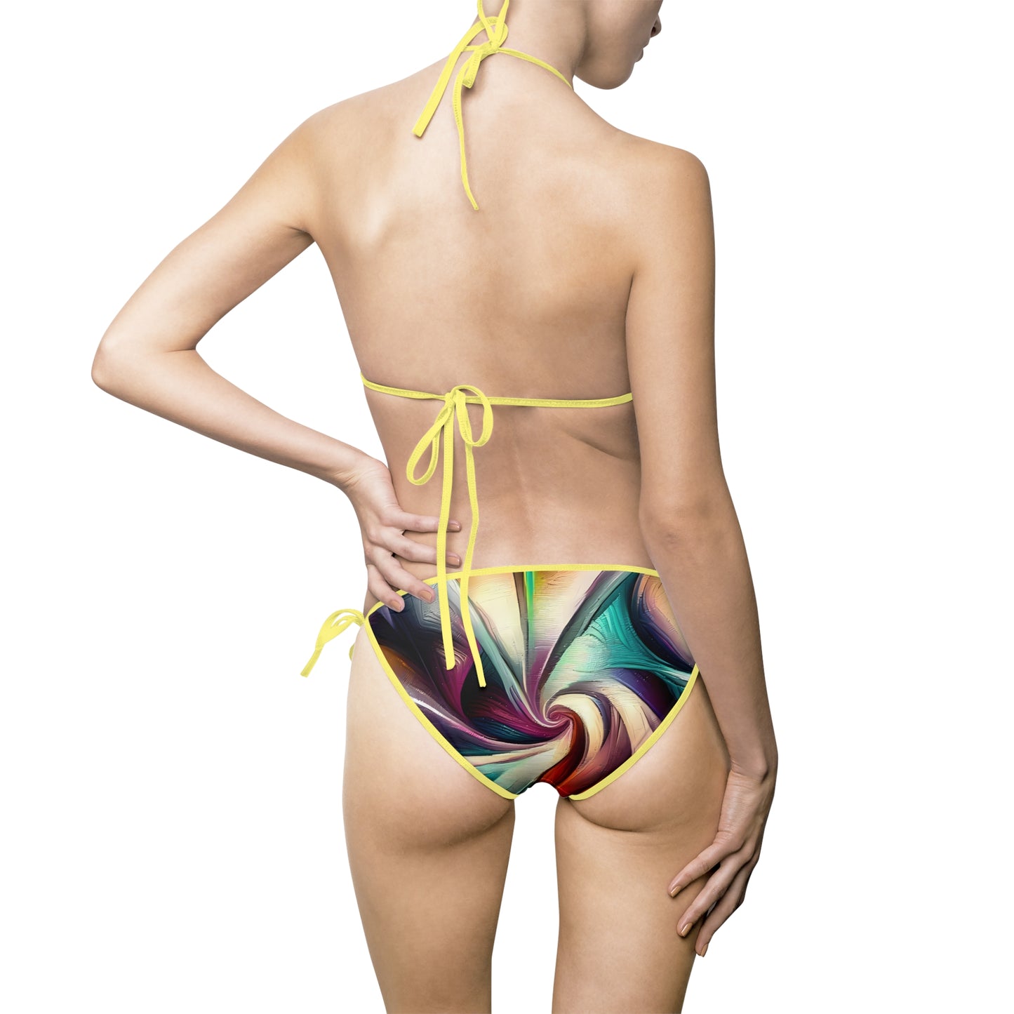Fashion Womens Bikini Swimsuit - Mystical Swirls - Multicolor