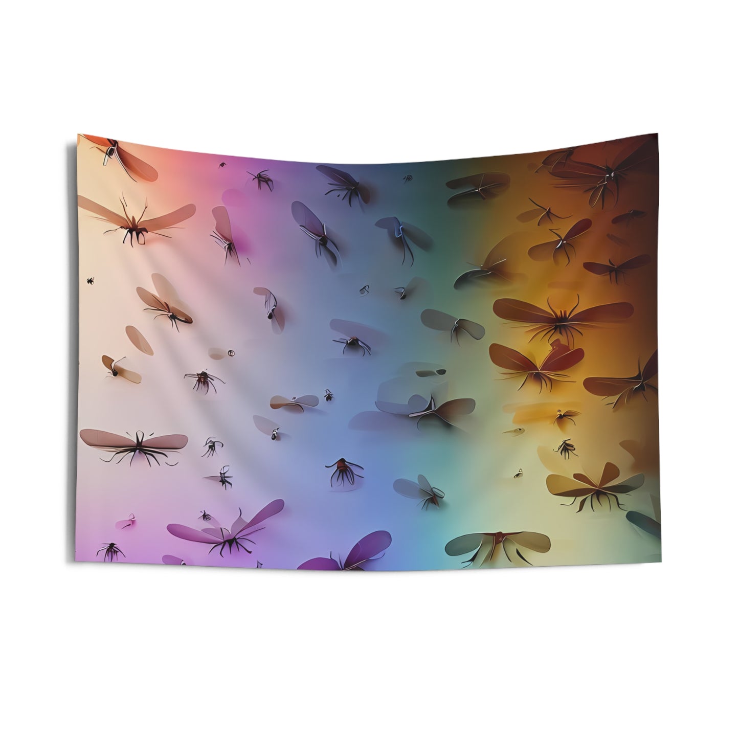 Creative Indoor Wall Art Tapestries - Mosquito  Collage Render - Wall Decoration Gift Items