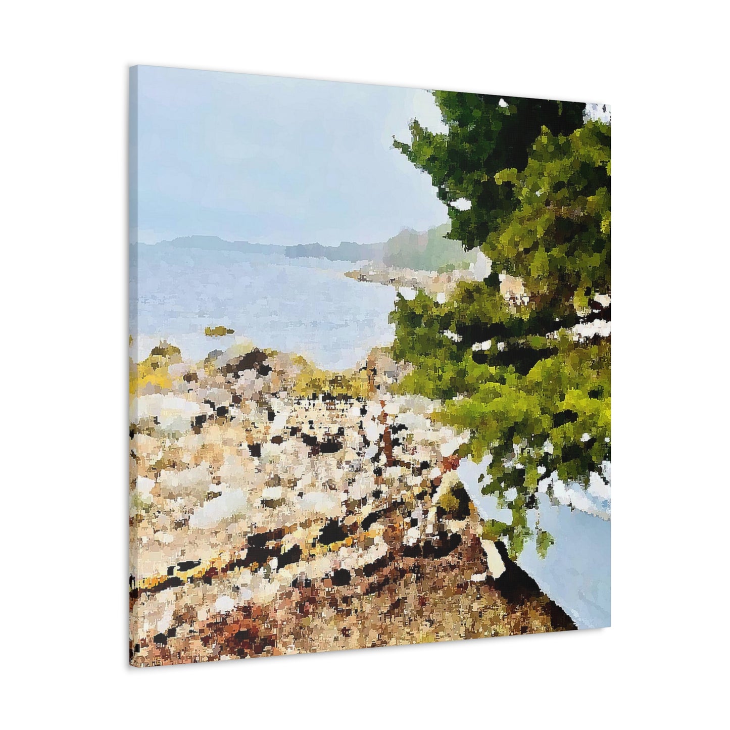 Canvas Gallery Wraps - Lake Coast View