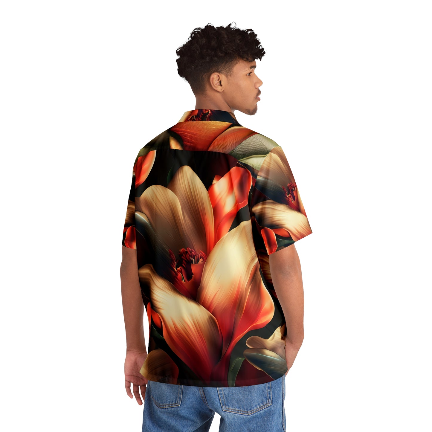 Fashion Men's Hawaiian Shirt All Over Print - Mens Hawaiian Shirt Multicolor